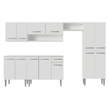 Cocina Compacta 293 cm Emilly Blanco 011