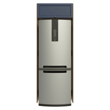 Mueble para Heladera 1 Puerta Rebatible Marrón/Azul Vik Madesa