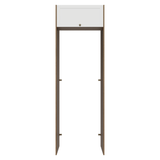Mueble para empotrar Heladera 73 cm 1 Puerta Abatible Marrón/Blanco Vik Madesa