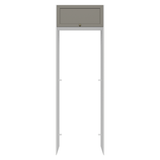 Mueble para empotrar Heladera 73 cm 1 Puerta Abatible Blanco/Gris Vik Madesa