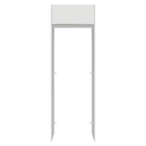 Mueble para empotrar Heladera 73 cm 1 Puerta Abatible Blanco Aterciopelado Lux Madesa