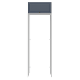 Mueble para empotrar Heladera 73 cm 1 Puerta Abatible  Blanco/Azul Vik Madesa