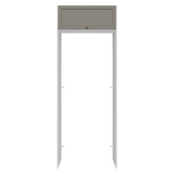 Mueble para empotrar Heladera 83 cm 1 Puerta Rebatible Blanco/Gris Vik Madesa