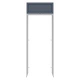 Mueble para empotrar Heladera 83 cm 1 Puerta Rebatible Blanco/Azul Vik Madesa