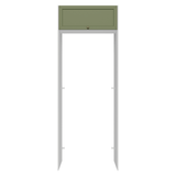Mueble para empotrar Heladera 83 cm 1 Puerta Rebatible Blanco/Verde Vik Madesa
