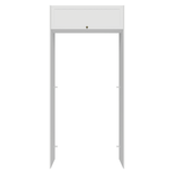 Mueble para empotrar Heladera 103 cm 1 Puerta Abatible Blanco Vik Madesa