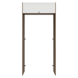 Mueble para empotrar Heladera 103 cm 1 Puerta Abatible Marrón/Blanco Vik Madesa