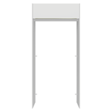 Mueble para empotrar Heladera 103 cm 1 Puerta Abatible Blanco Aterciopelado Lux Madesa