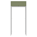 Mueble para empotrar Heladera 103 cm 1 Puerta Abatible Blanco/Verde Vik Madesa