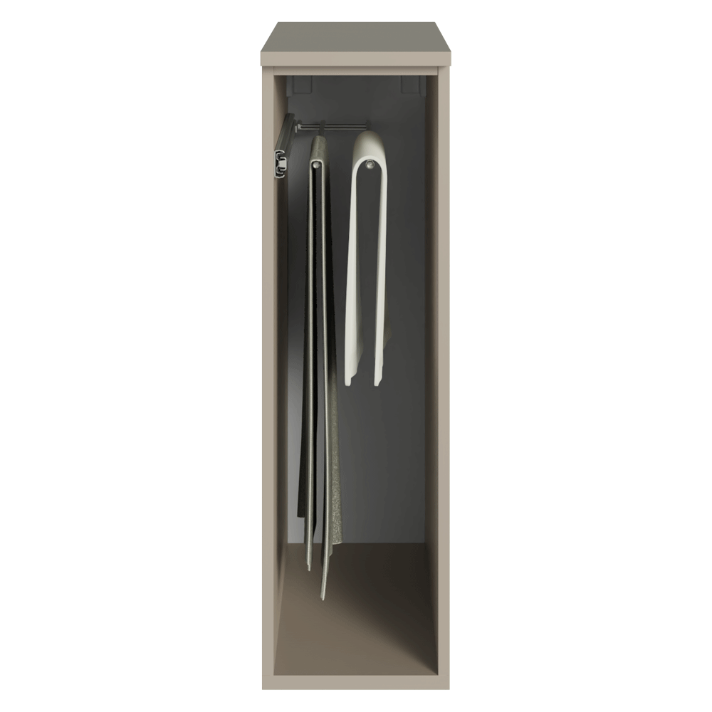Bajo Mesada Porta repasador 20 cm Flotante Crema Nice