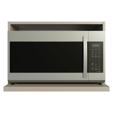 Alacena 60 cm Nicho para Microondas y Horno Nice Crema