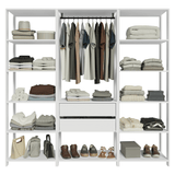 Placard Modulado 188 cm 2 Cajones Valencia Blanco