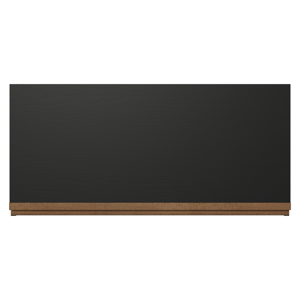 Alacena 70 cm con 1 Puerta Rebatible Negro Pieta Madesa