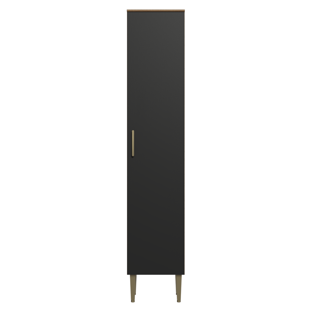 Despensero 40 cm 1 Puerta Marrón/Negro Lille Madesa