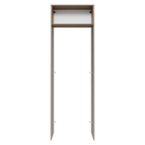 Mueble para empotrar Heladera 73 cm 1 Puerta Abatible Crema/Marrón/Crema Agata Madesa