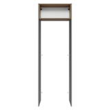 Mueble para empotrar Heladera 73 cm 1 Puerta Abatible Gris/Marrón/Gris Agata Madesa
