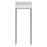 Mueble para empotrar Heladera 83 cm 1 Puerta Rebatible Crema/Blanco/Crema Agata Madesa