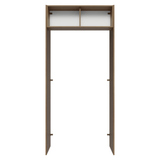 Mueble para empotrar Heladera 103 cm 1 Puerta Abatible Marrón Stella Madesa