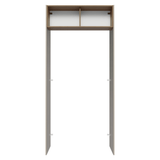 Mueble para empotrar Heladera 103 cm 1 Puerta Abatible Crema/Marrón/Crema Agata Madesa