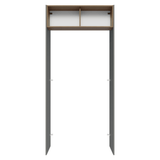 Mueble para empotrar Heladera 103 cm 1 Puerta Abatible Gris/Marrón/Gris Agata Madesa