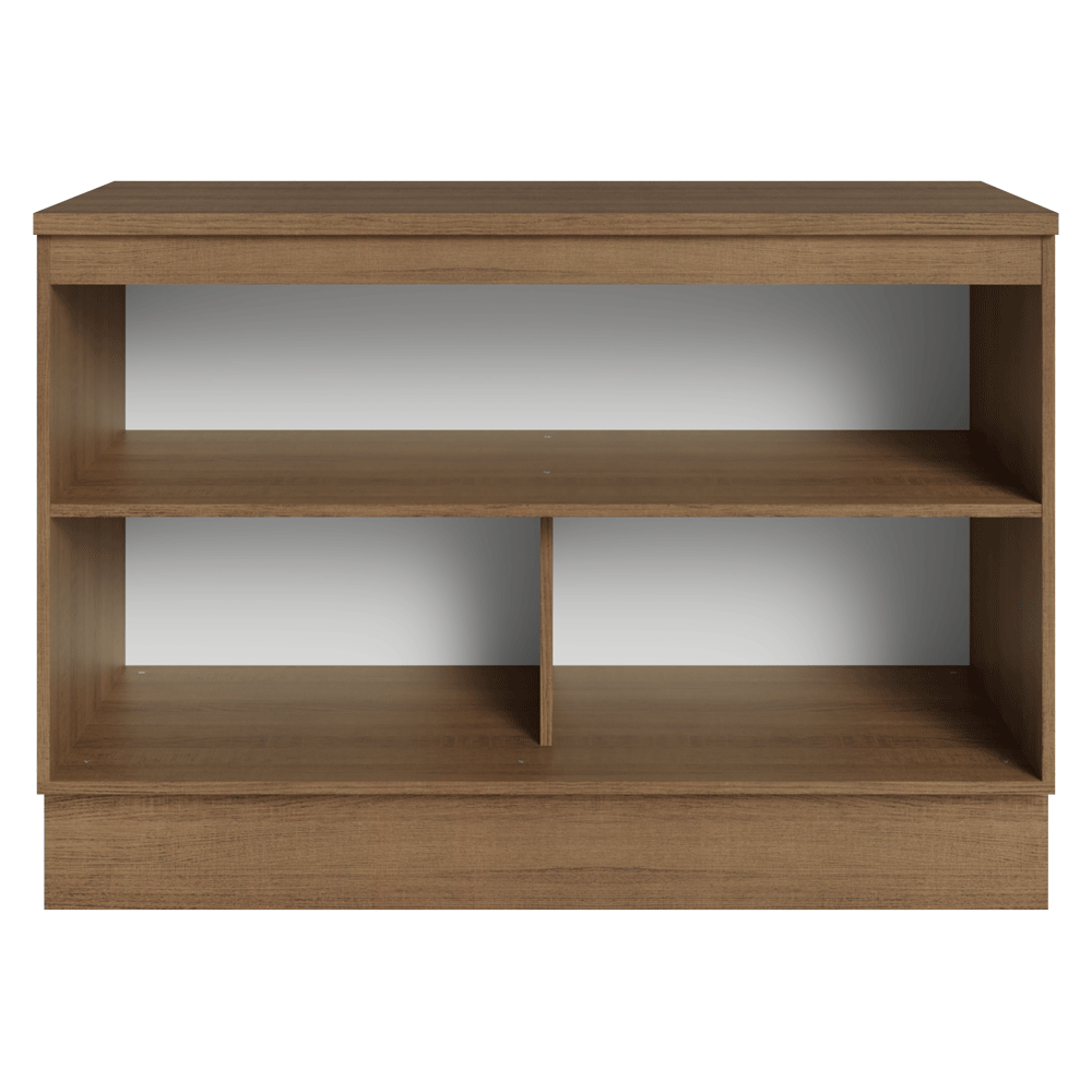 Bajo Mesada de Cocina 120 cm 2 Puertas Marrón/Verde Vik Madesa
