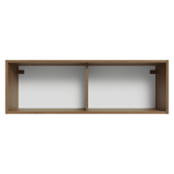 Alacena 100 cm 1 Puerta Rebatible Marrón/Blanco Glamy Madesa
