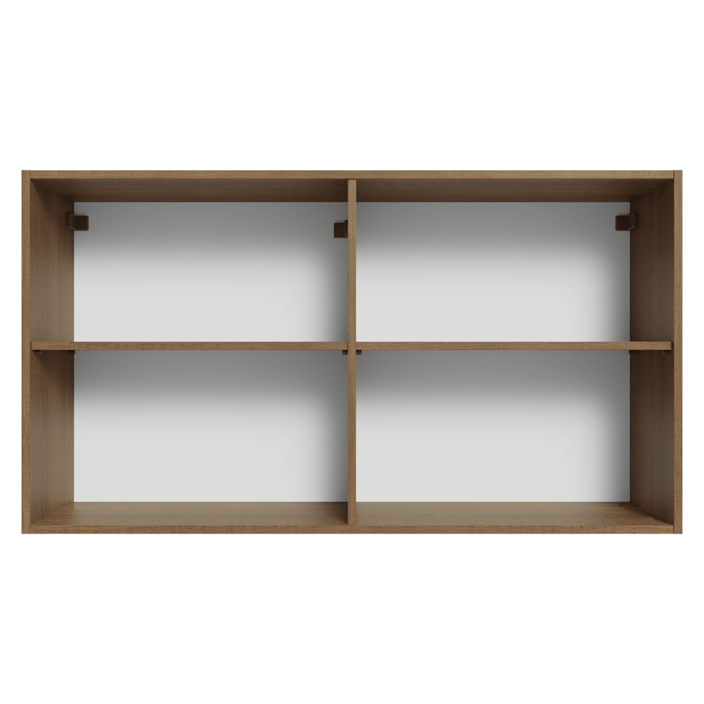 Alacena 120 cm 2 Puertas Blanco/Azul Vik Madesa