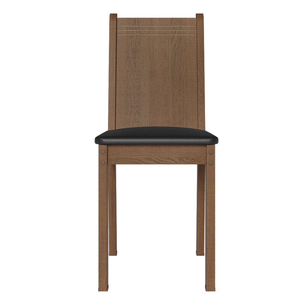 Juego de Comedor con Mesa y 4 Sillas Madesa Camélia MN