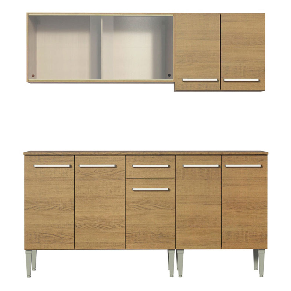 Combo de Cocina 169cm Emilly Box Madesa 03 - Marrón