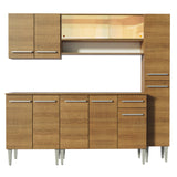 Combo de Cocina 201cm Emilly Sky Madesa 04 - Marrón