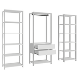 Placard Modulado 188 cm 2 Cajones Valencia Blanco