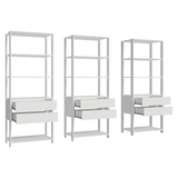 Placard Modulado 210 cm 6 Cajones Valencia Blanco