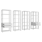 Placard Modulado 258 cm 4 Cajones Valencia Blanco 06