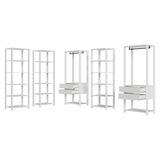 Placard Modulado 317 cm 4 Cajones Valenci Blanco