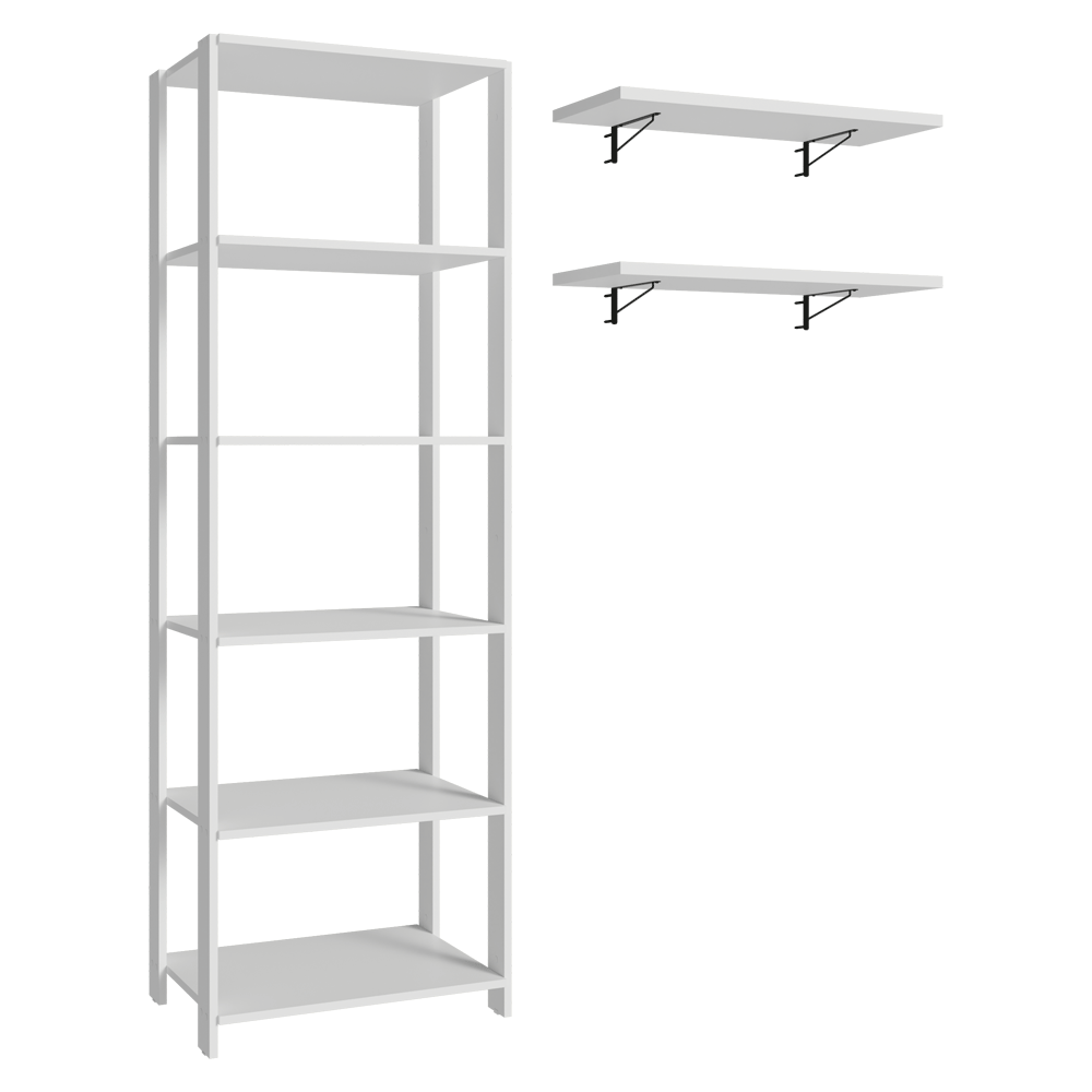 Estante con Repisas para Lavadero 139 cm Blanco