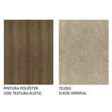 Juego de Comedor Mesa Tablero de Madera 6 Sillas Marrón/Imperial Renata Madesa