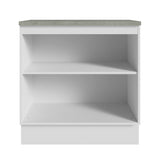 Vanitory para Baño 80cm 2 Puertas Blanco