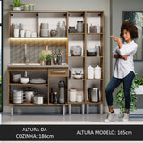 Combo de Cocina Madesa Emilly 169cm MM 11