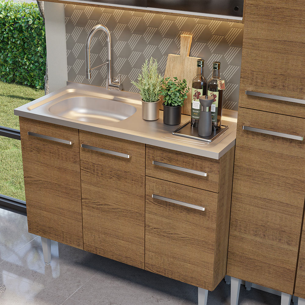 Combo de Cocina Madesa Emilly 169cm MM 11