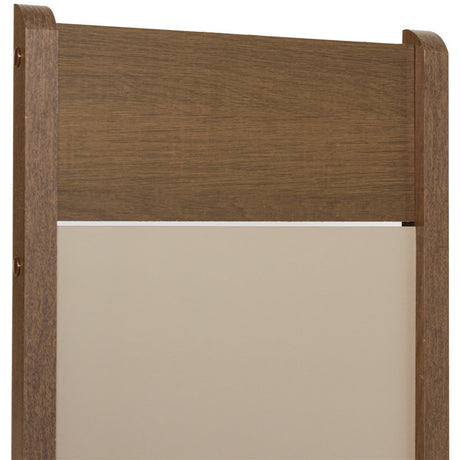 Juego de Comedor Madesa Medelin Mesa Tapa Madera con 6 Sillas Marrón/Crema/Beige