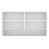 Alacena 2 Puertas Corredizas De Cristal Madesa - 120 Cm Blanco