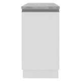 Mueble de Cocina Madesa Glamy 40 cm 1 Puerta Blanco
