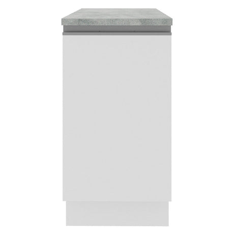 Mueble de Cocina Madesa Glamy 40 cm 1 Puerta Blanco