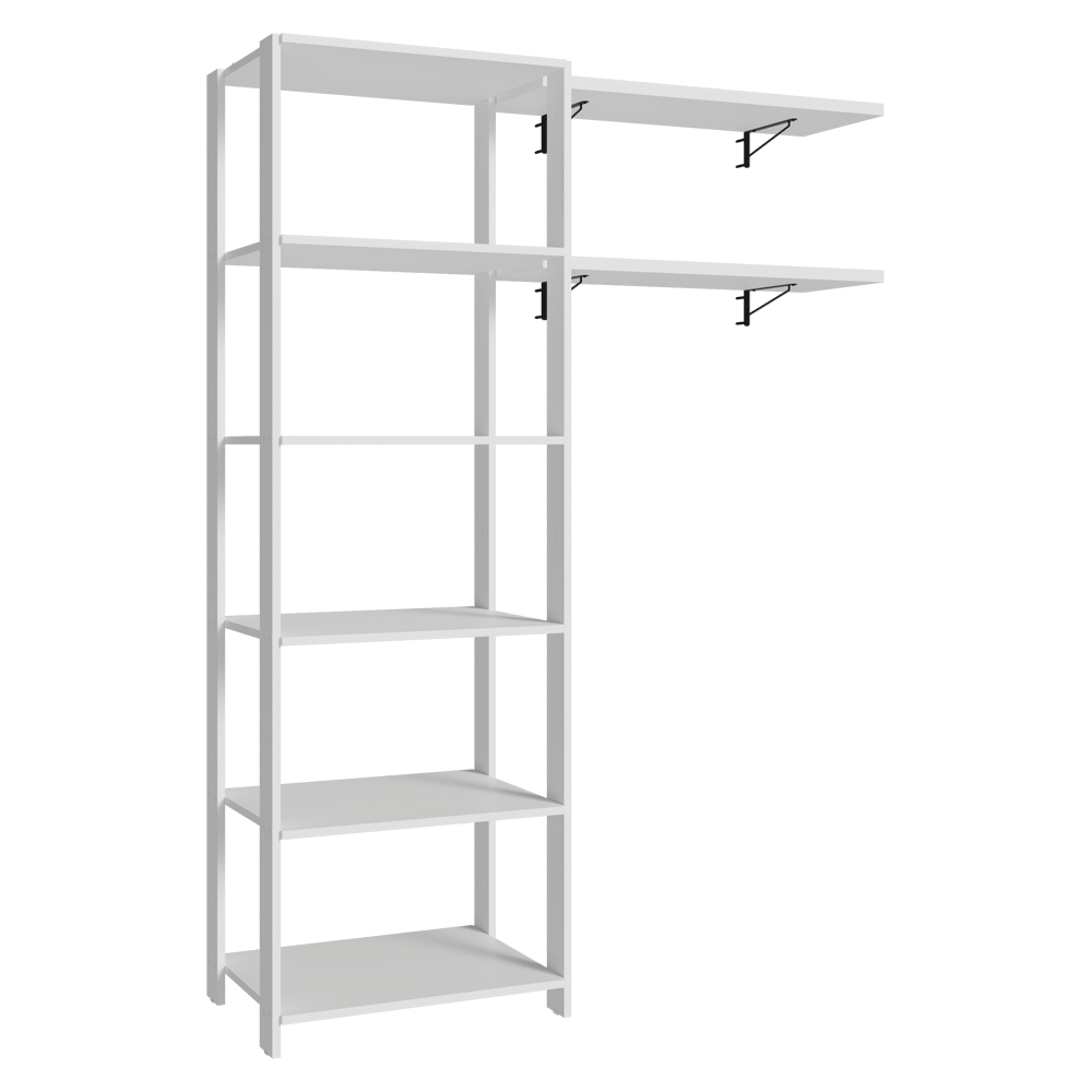 Estante con Repisas para Lavadero 139 cm Blanco