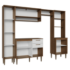 Combo completo de Cocina 265 cm Marrón/Blanco Lille Madesa