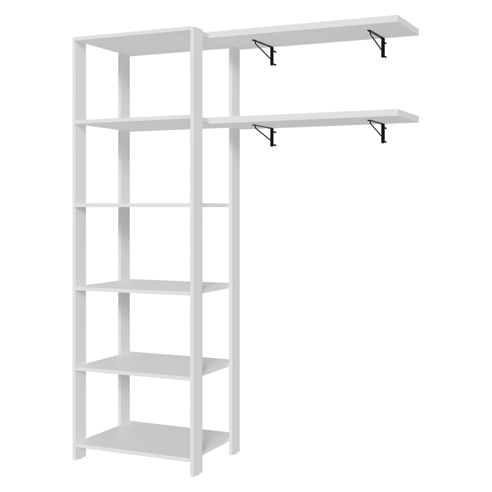 Estante con Repisas para Lavadero 139 cm Blanco