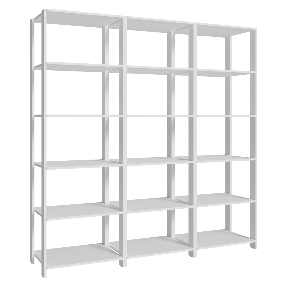 Estante Mueble Multiuso para Livros 177 cm Blanco Madesa