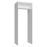 Mueble para empotrar Heladera 83 cm 1 Puerta Rebatible Blanco Glamy Madesa
