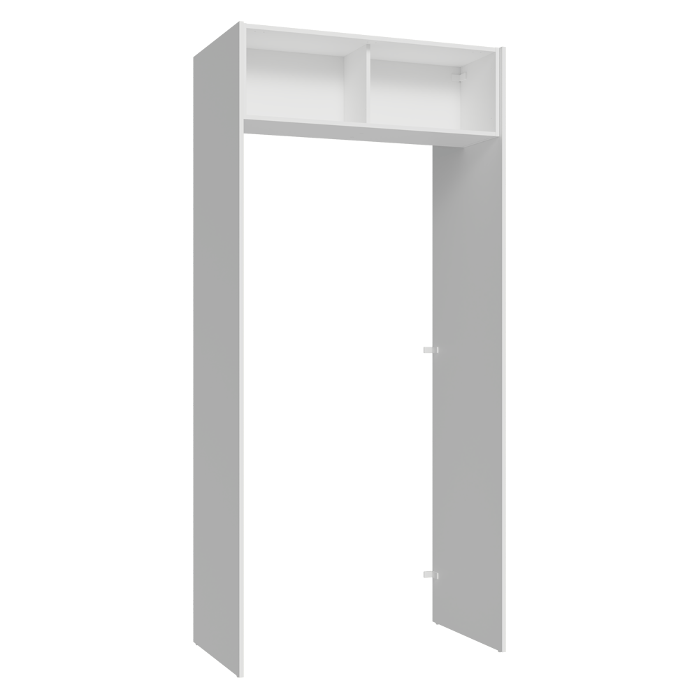 Mueble para empotrar Heladera 103 cm 1 Puerta Abatible  Blanco Agata Madesa