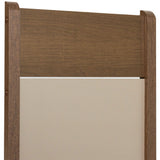 Juego de 6 Sillas 4280 Madesa Marrón/Crema/Sintético Beige